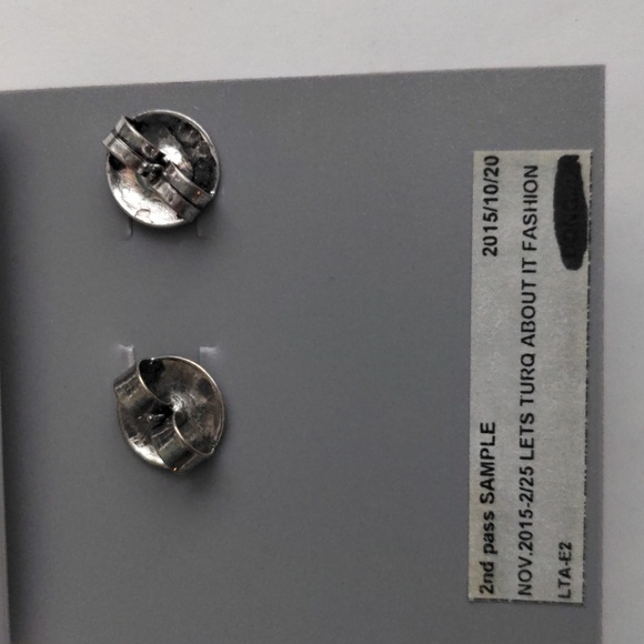 Vintage Robert Lee Morris earrings.  Drop dangle.  Silver plated.  Boho. - Picture 5 of 5